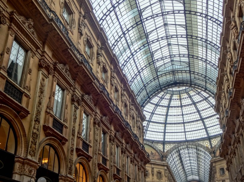 Detalhe da arquitetura - Galleria Vittorio Emanuele II