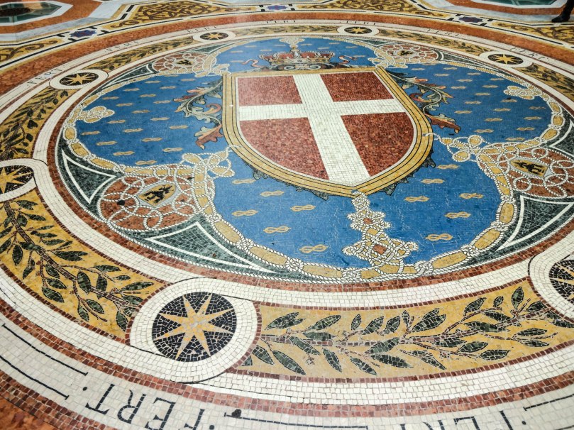 Detalhe do piso - Galleria Vittorio Emanuele II